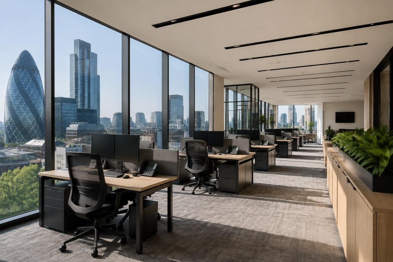 London office building — OfficeMatrix office furniture buyers